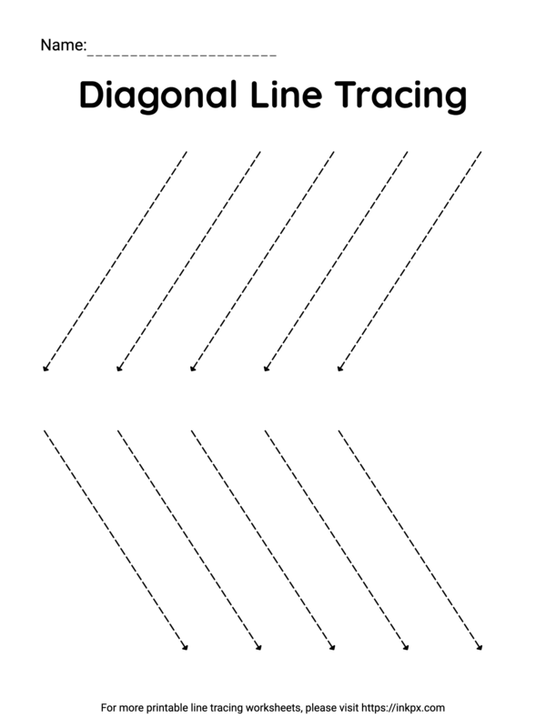 Complete the Frog Prince worksheet by practicing diagonal line tracing in this fun activity Frog Prince worksheet featuring tracing diagonal lines with raindrops for Pre-K students