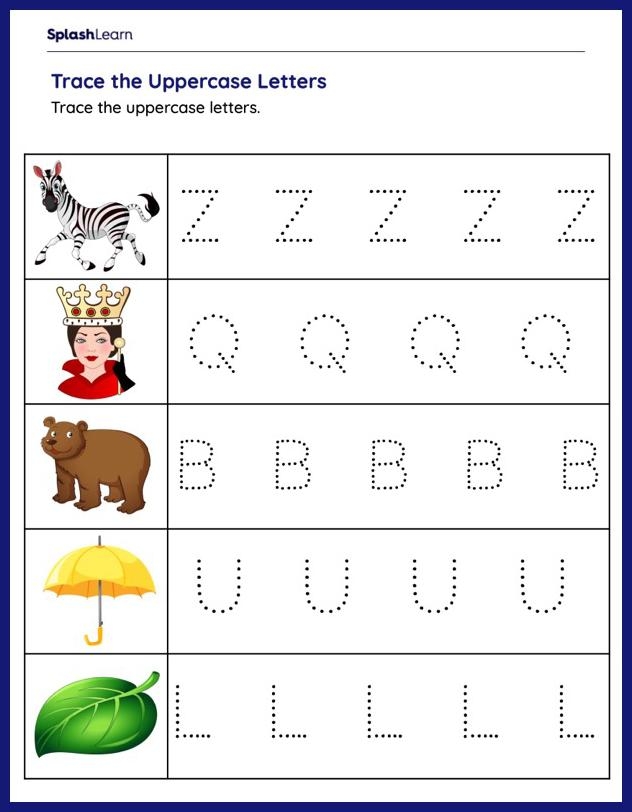 Engaging handwriting worksheet to improve letter formation skills Tracing letters Q and S worksheet for Pre-K phonics practice