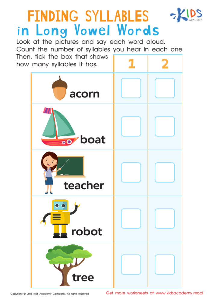 Long A Word Practice for First Graders on a Fun Train Worksheet First Grade Long A Rhymes worksheet featuring a reading and writing activity with train-themed words