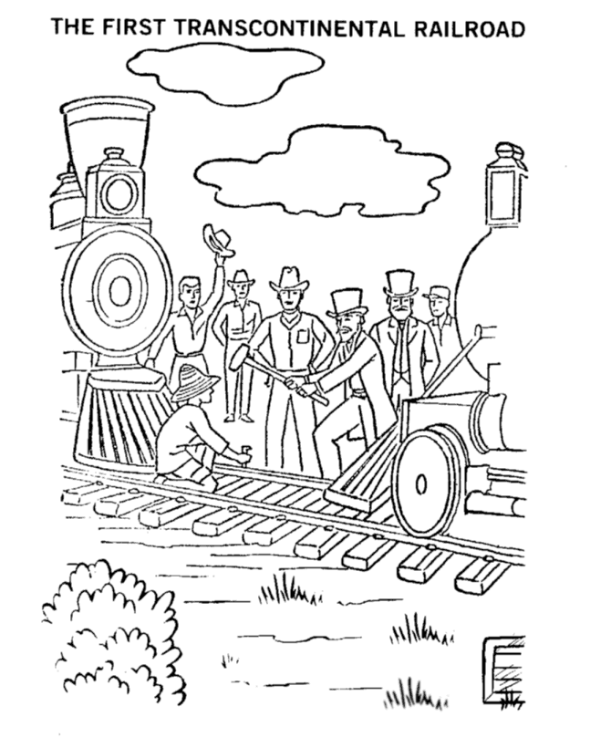 Wild West Railroad Journey: Transcontinental History Learning Resource for Elementary Students Fourth grade students learning about the Transcontinental Railroad history with an educational worksheet activity