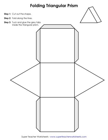 Colorful triangular prism worksheet for second graders to enhance addition skills
