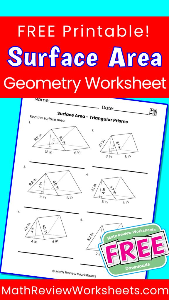 Triangular prism worksheet for second graders focusing on addition and geometry concepts