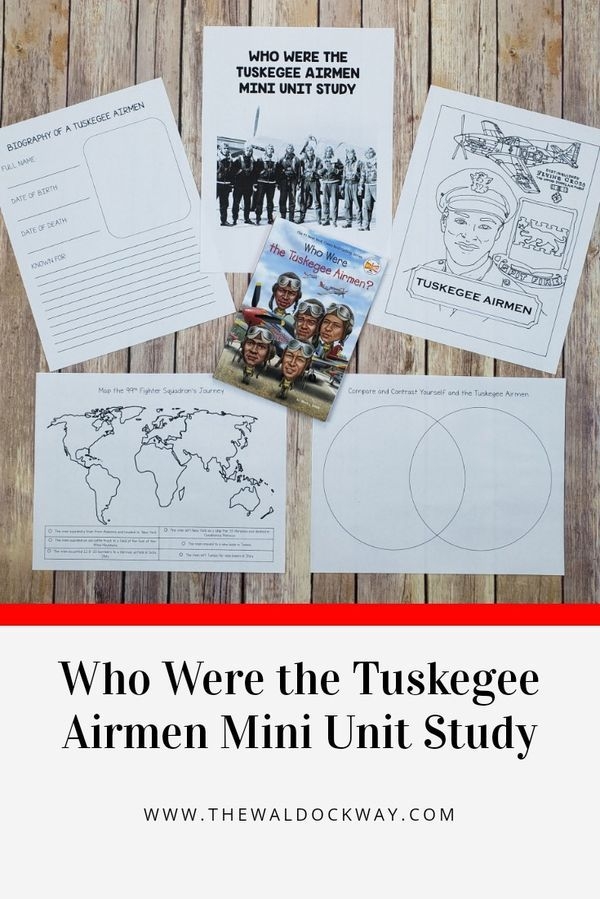 Fourth grade student working on a Tuskegee Airmen reading comprehension worksheet