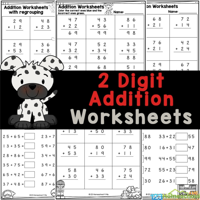 Two-Digit Addition and Subtraction Check-in worksheet for second graders