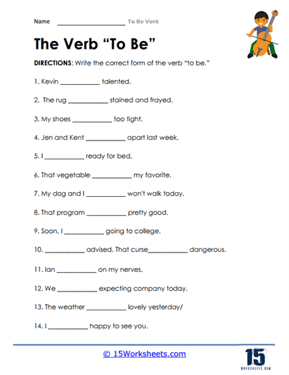 Engaging verb identification activity from Get into Grammar series for first graders, image 15 First Grade worksheet page titled Get into Grammar: Which Is the Verb? with colorful sentences for verb identification