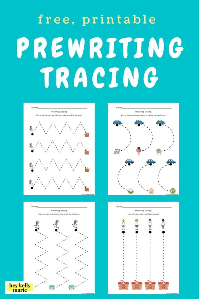 Vertical lines tracing activity for young learners developing letter formation skills Pre-K worksheet showing vertical lines for tracing to build prewriting skills