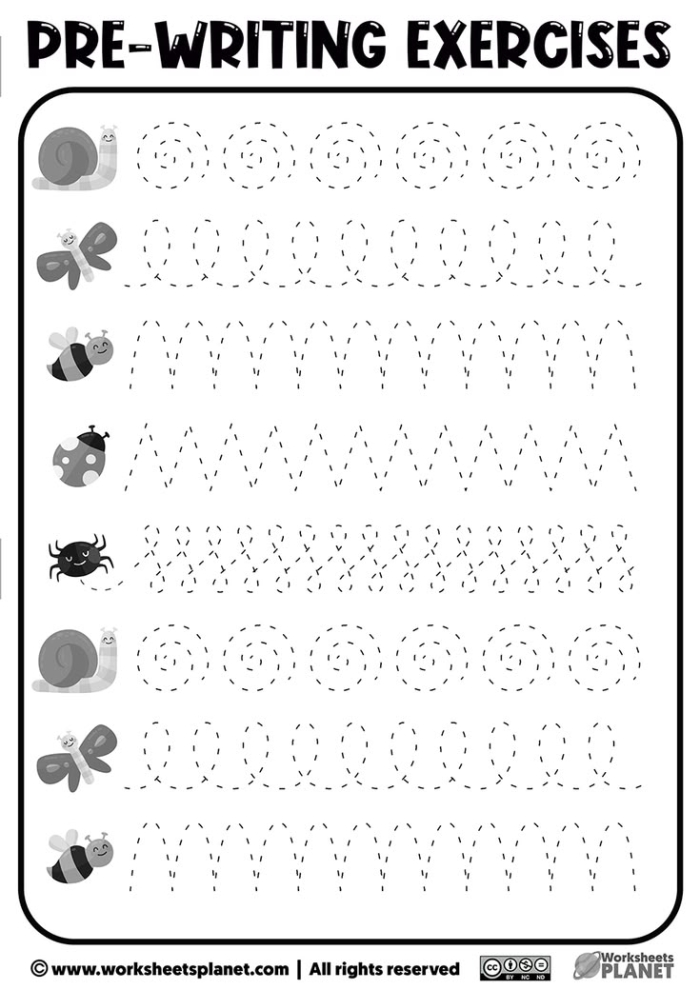 Vertical lines tracing worksheet for early learners to practice fine motor control and handwriting skills Pre-K worksheet for tracing vertical lines to build prewriting skills and letter formation
