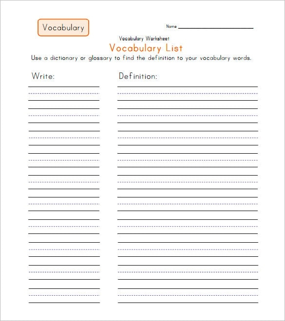 Fifth grade students completing a fill-in-the-blank worksheet focused on vivid vocabulary