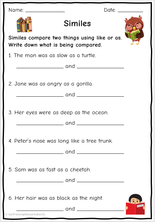 Fifth grade students completing a vivid vocabulary fill-in-the-blank worksheet