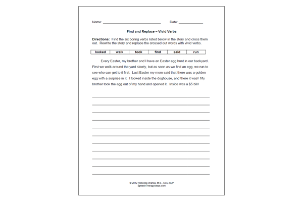 Fifth grade students completing a Fill in the Blank with Vivid Vocabulary worksheet to enhance reading skills
