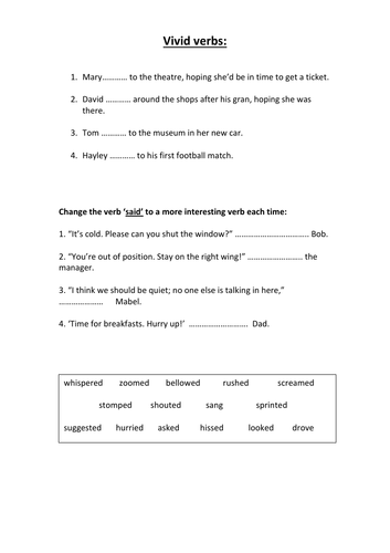 Fifth grade students completing a fill-in-the-blank worksheet to enhance their vocabulary skills