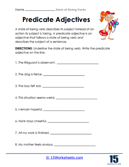 Fifth grade students working on a fill in the blank worksheet to enhance vocabulary skills