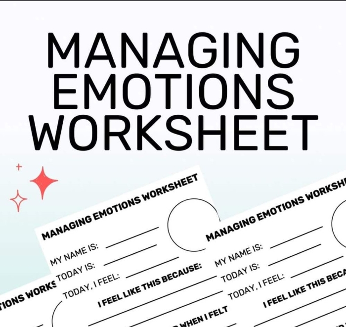 Working with Difficult Emotions worksheet for handwriting practice Worksheet designed for second graders to navigate challenging emotions