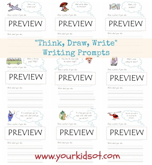Third Grade Reading worksheet featuring sentence prompts for kids to enhance writing skills